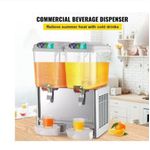product_image_name-Generic-Electric 18*2 Litres'' 2 Tap Juice Dispenser - White-2