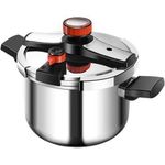 product_image_name-Generic-Premium Stainless Steel Pressure Cooker with Ergonomic Safety Locking System - Multicolor-1