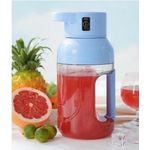 product_image_name-Generic-1500ML Electric Fruit Juicing Barrel Outdoor Ton Juicer Tritan Material USB Charging Double Cover Juicer Can Crush Portable Sports Cup Smoothie Blender - Multicolor-1