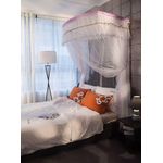 product_image_name-Generic-Luxurious Mosquito Net With 2 Stand Rail Bed Net Pink S31-2