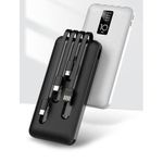 product_image_name-Generic-Digital Charging 10000mAh Power Bank - Black, White-1