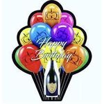 product_image_name-Generic-LED Presenter Luminous Wine Bottle Balloon Glorifier Display Holder Decor Champagne Bottle Presenter Cocktail Wine Holder For DJ Disco Events VIP Party Lounge Bar KTV Flash Nightclub Home Party Conveyor -Multicolor-6