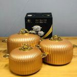 product_image_name-Generic-3Pc, 1,2,3.5Litres Food Warmer Dishes Thermal Insulation Hot Pot Casserole Lunch Boxes - Multicolors-1