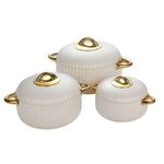 product_image_name-Generic-3Pc, 1,2,3.5Litres Food Warmer Dishes Thermal Insulation Hot Pot Casserole Lunch Boxes - Multicolors-6