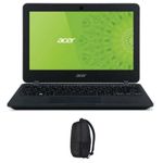 Refurbished Travelmate 4GB RAM 128GB SSD HDD Plus Bag B Black