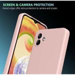 product_image_name-Samsung-Galaxy A04 A04e Luxury Soft Liquid Silicone Skin Touch Feel Cover Case Pink-5