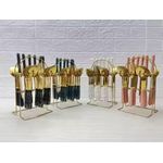 product_image_name-Generic- 24-piece stainless steel cutlery set with a stand-Multicolour-2