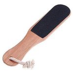product_image_name-Generic-2 Sided Dead Skin Remover Foot File/Scrubber With Wooden Handle - Brown-2
