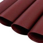 product_image_name-Generic-Modern Circular Faux-Leather Placemat Set (6 Pack) - Multicolor-3