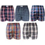 product_image_name-Fashion-5 Pack Of Men's Cotton  Boxers - Multicolor-1