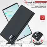 product_image_name-Generic-Galaxy Note 10 Plus Case - Liquid Silicone Shockproof Cover - Black-3