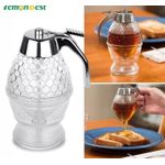 product_image_name-Generic-Honey Dispenser with Stand, No Drip Honey Jar - Transparent-2
