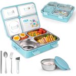 product_image_name-Binun-4compartment stainless steel bento lunch box features four compartments and includes a utensil set with a cleaning brush-1