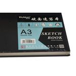 product_image_name-Generic-Spirral Sketch Book A3-80Sheets 100Gsm-Black-2
