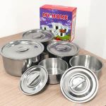 product_image_name-Generic-5 pieces Of serving Dishes - Silver.-1