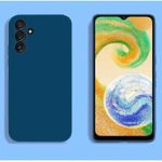 product_image_name-Samsung-Galaxy A04s Silicone Soft Cover Case – Shockproof Protective Phone Back Cover (Blue)-1