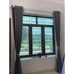 1.5 Metres (1 piece) Gray for a patio sliding door and window Curtains 