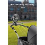 product_image_name-Generic-Mini Clip on Fan Battery Operated, 2500mAh 4 Inches Portable Personal Fan for Outdoors-Black-7