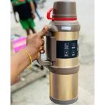 4-liter stainless steel thermos designed for mountaineers, capable of keeping contents hot or cold for 48 hours. 