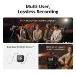 product_image_name-Dji-Mic 3 (2 TX + 1 RX + Charging Case), Wireless Microphone for iPhone/Camera/Android, Ultralight, Adaptive Gain Control for Balanced Volume, Dual Band Anti-Interference, 28hrs Use, Vlog - Black-2