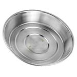 product_image_name-Generic-Round Stainless Steel Plate,Food Cover, 25cm-Silver.-1