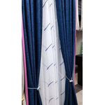 Curtains Sliding Patio Door Curtain For Living. Blue