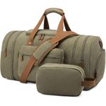 product_image_name-Generic-Sucipi Canvas Duffle Bag for Travel Overnight Carry on Bag with Shoe Compartment Weekender Duffel Bag with Toiletry Bag.-1
