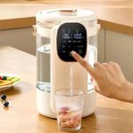 product_image_name-RAF- 1000W 3.5L Borosillicate Window Glass Electric Kettle with Multi-Adjustable Double Intelligent Temperature Display Control Touch Screen Keep Warm Thermos Pot Electric Dispenser-2