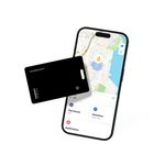 product_image_name-Powerology-FindX Smart Card Device Finder, Compatible with Apple Find My iOS, Compact Design, Sound Alert for Easy Tracking, IPX8 Waterproof, Ring to Find Nearby, Blutooth 5.3 - Black-1