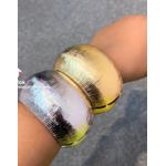 Womans bangle stainless steel its gold in color