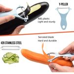 product_image_name-Generic-8pcs Vegetable Peeler ,Potato Peelers，Multipurpose Chopper, Fruits & Vegetable Cutter, Grater Peeler Chipser, Durable Dicer-4