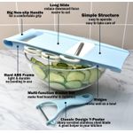 product_image_name-Generic-8pcs Vegetable Peeler ,Potato Peelers，Multipurpose Chopper, Fruits & Vegetable Cutter, Grater Peeler Chipser, Durable Dicer-6