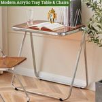 product_image_name-Generic-Modern Acrylic Side Table with Chrome Frame-1