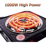 product_image_name-Generic-Single C*iled Hotplate With Temperature Control Overheat Protectiin And Non Slip Base - Multicolor-2