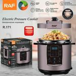 product_image_name-RAF-Multifunctional 6L Slow Cooker Smart Programmable Digital Electric Rice Pressure Cooker Stew Pot Safe Operation-  Multicolor-3