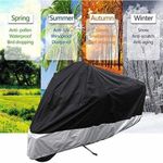 product_image_name-Generic-Motorcycle Cover, Motorcycle Clothes, Protective Rain And Dust Cover For Motorcycle-7