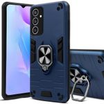 product_image_name-Samsung- Galaxy A14 Shockproof Case with Ring Holder – Rugged Armor Back Cover Kickstand-2