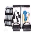 4 way tummy trimmer, hand grip, skipping rope