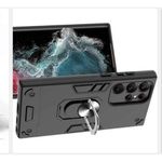 product_image_name-Samsung-S22 Ultra Rugged Armor Ring Holder Case for Galaxy S22 Ultra 5G – Shockproof Heavy Duty Protective Cover-2