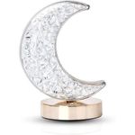 product_image_name-Generic-Celestial Crystal Moon Table Lamp with Metallic Base - Multicolor-1