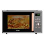 product_image_name-Sonashi-25litres Microwave Oven - Digital Touch Control  Pull Open Door Handle with Child Safety Lock 1000W Grill, Fast Heating and Defrost Function 5 Power Levels 1000Watts SMO-925DG Black/White-1