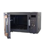 product_image_name-Sonashi-25litres Microwave Oven - Digital Touch Control  Pull Open Door Handle with Child Safety Lock 1000W Grill, Fast Heating and Defrost Function 5 Power Levels 1000Watts SMO-925DG Black/White-5