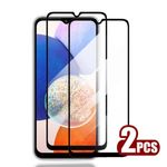 product_image_name-Samsung-Galaxy A24 2X Tempered Phone Protector Glass Edge To Edge Full Glass Protector Anti-Scratch -1