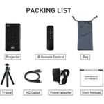 product_image_name-Generic-BP09 Portable Mini Smart Projector with 4K ULTRA HD high Beamer Home Cinema LED Video Projector Built-In Wi-Fi / 1000 lumens-4