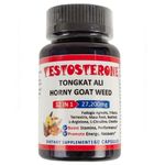 Penis Enlargement TESTOSTERONE 12-IN-1 BOOSTER – Tongkat Ali + Horny Goat Weed – 27,200mg – 60 Capsules 