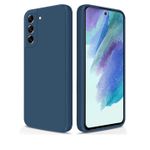 product_image_name-Generic-Galaxy S21 FE 5G Case - Soft Liquid Silicone Shockproof Back Cover (Blue)-2