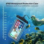product_image_name-Generic-Waterproof Phone Case Swimming Water Proof Bag For Below 6"-7