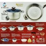 product_image_name-Kaisa Villa-105pcs Stainless Steel Cookware Sets Cooking Frying Pans Pots Saucepan Nonstick- Silver-4