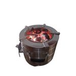 product_image_name-Burn-Ecoa Char - Small Size Charcoal Stove - Silver - (Formerly Jikokoa Classic)-5