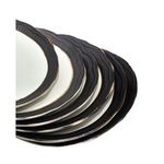 product_image_name-Generic-Band Dinner Plates, 6PCS - Black, Gold-3